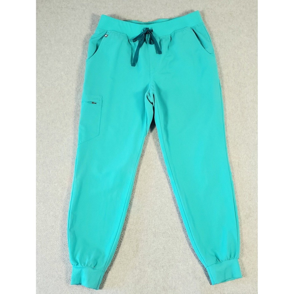 FIGS Zamora Jogger Scrub Pants Womens Large Oasis Bottoms Technical Collection